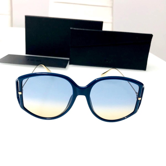 NWT Dior DIORDIRECTION2 - PJP84 Blue Sunglasses - Picture 4 of 7